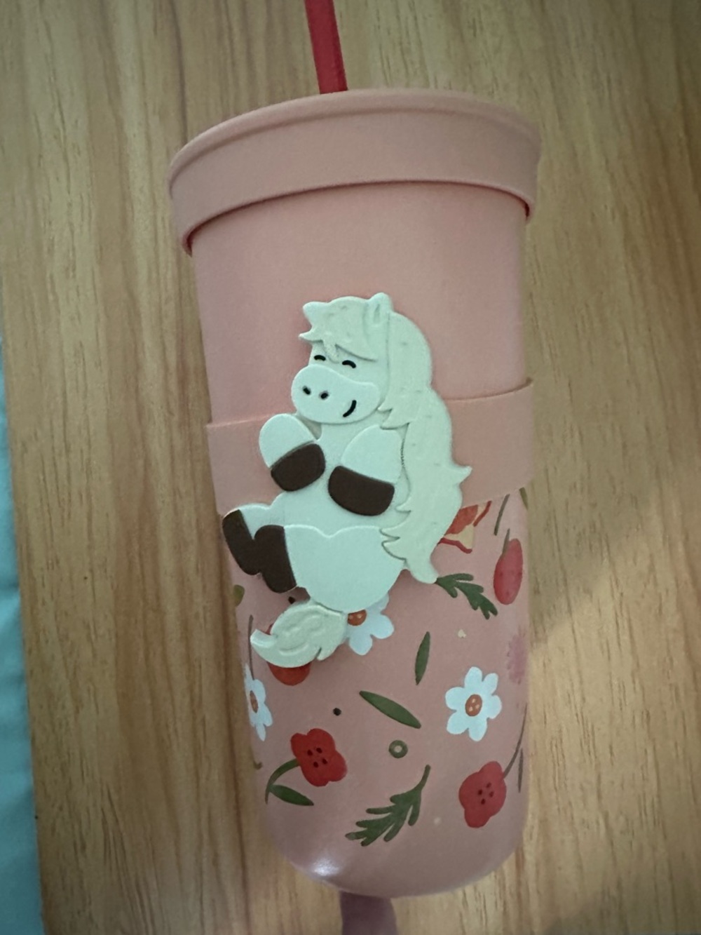 Starbucks 2026 Lunar New Year Venti Cold Cup with Horse Silicone Band
